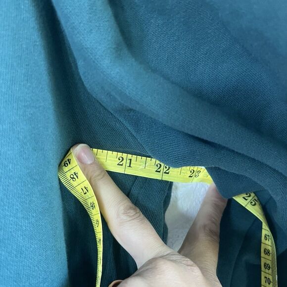 Soft Surroundings Go Livelytravel Wrap Sweatshirt Jacket Women’s Medium Teal - Picture 8 of 8